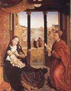 St Luke Drawing the Virgin Rogier van der Weyden